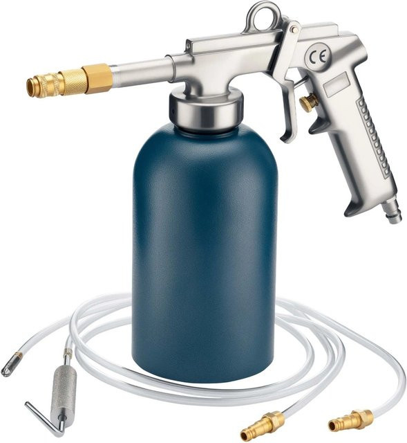 Wiltec Druckbecherpistole in Blau für Unterbodenschutz und Hohlraumversiegelung - Bild 1