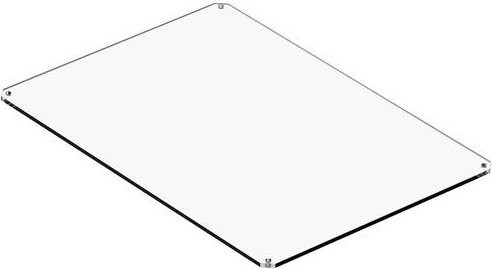 Spelsberg GEOS-S EPR-t 3040/4030 72210401 Zwischenrahmen aus Polycarbonat in Transparent, Breite: 23,1 cm, Tiefe: 23,1 cm - Bild 1