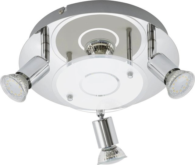 Briloner LED-Deckenleuchte Start, 3-flammig, Chrom, modern - Bild 1
