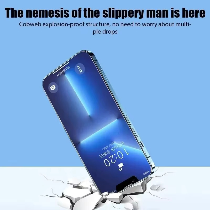 Mattes Panzerglas Displayschutzfolie für Apple iPhone 11 bis iPhone 18 Pro Max, transparent - Bild 5