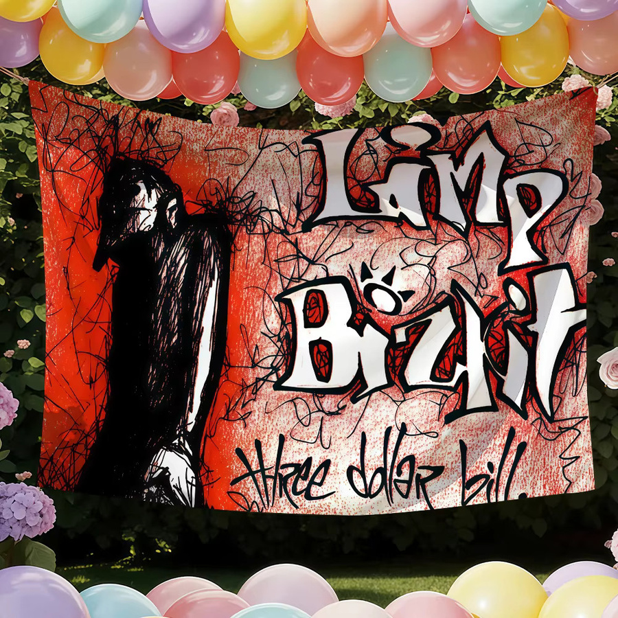 Limp Bizkit Flagge von Warner Bros. als Wanddeko in Multicolour, B/H: 60 x 40 cm - Bild 2