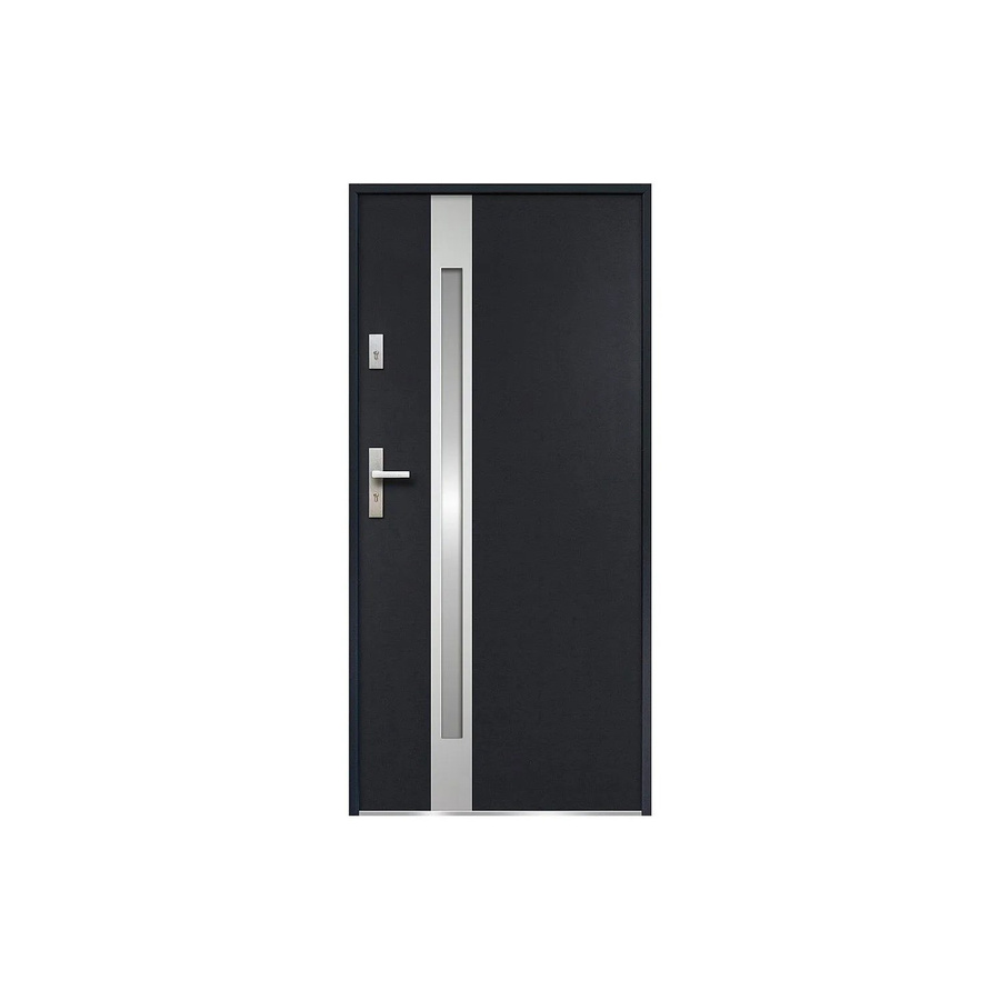 Haustür Braga von Vente-unique in Anthrazitgrau, Breite: 95 cm - Bild 2