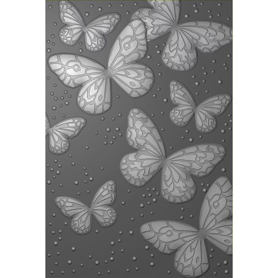 3D Decoupage Schablone Schmetterlings-Cluster für DIY Papierhandwerk und Journaling - Bild 4
