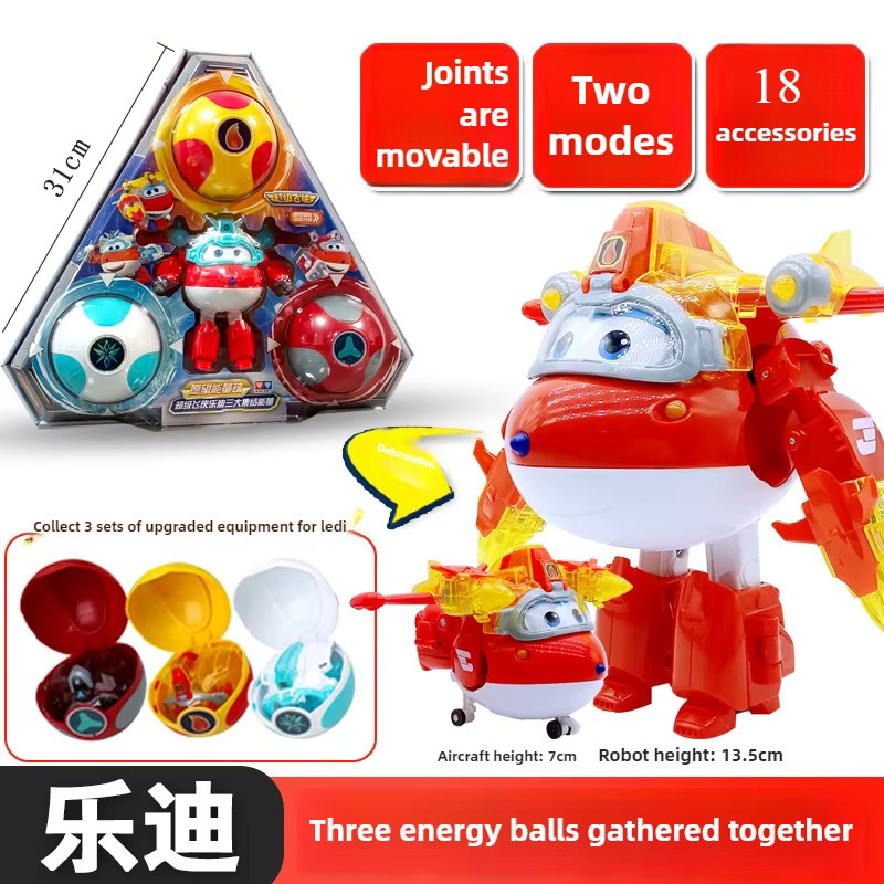 Auldey Super Wings Jett Transforming Toys, Fahrzeuge, Set - Bild 2