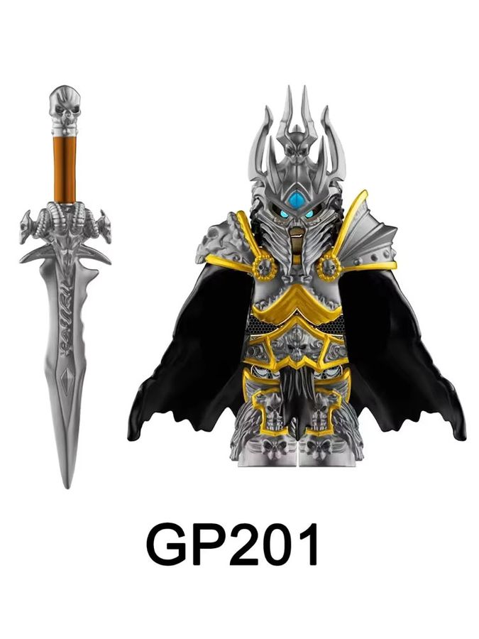 YTYIN Lich King Ritter Baustein Set Mittelalterlicher Runder Tisch Anime Action Figure Modellbau Spielzeug - Bild 1
