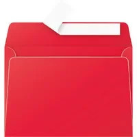Clairefontaine Briefumschläge Pollen ohne Fenster DIN C6 rot selbstklebend aus FSC-zertifiziertem Papier - Bild 1