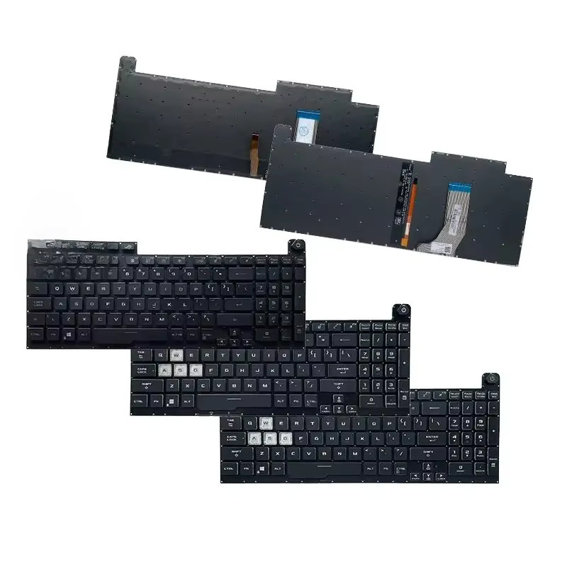 Asus ROG Strix G731 Gaming-Laptop-Tastatur mit Hintergrundbeleuchtung, Farbe: Schwarz, Layout: QWERTY US - Bild 4