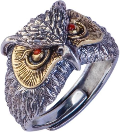 Ring Titan, Schwarz, Zirkonia, Herren - Bild 1
