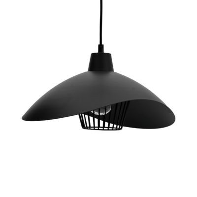 Paperflow Deckenleuchte PAROS in Schwarz aus Metall mit E27 Sockel, B 37 cm x T 37 cm - Bild 2