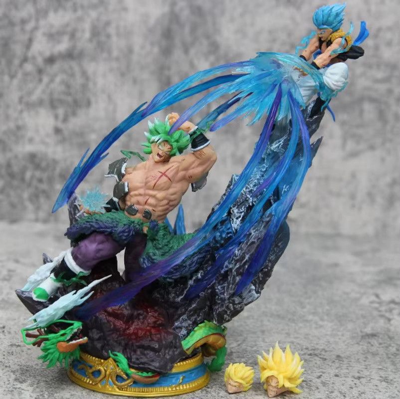 Jt Studio Dragon Ball Broli Vs Goku Anime Figur aus Harz und PVC, Multicolor, B: 50 cm, T: 30 cm, H: 23 cm - Bild 2