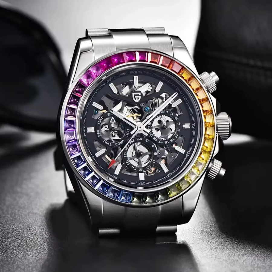 PAGANI DESIGN Chronograph, Automatik, Edelstahl, Bunt, Herren - Bild 5