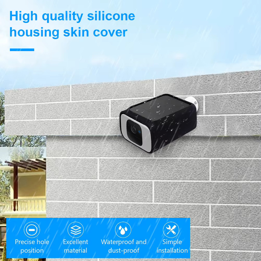 Eufy Security Silikonhülle in Schwarz als wetterbeständiger Anti-Drop-Schutz für S230 SoloCam S40 - Bild 3