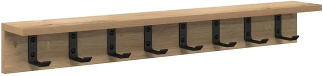 vidaXL Wandmontierter Nachttisch Artisan-Eiche in Braun, B/T/H: 80 x 10,5 x 10,5 cm - Bild 1