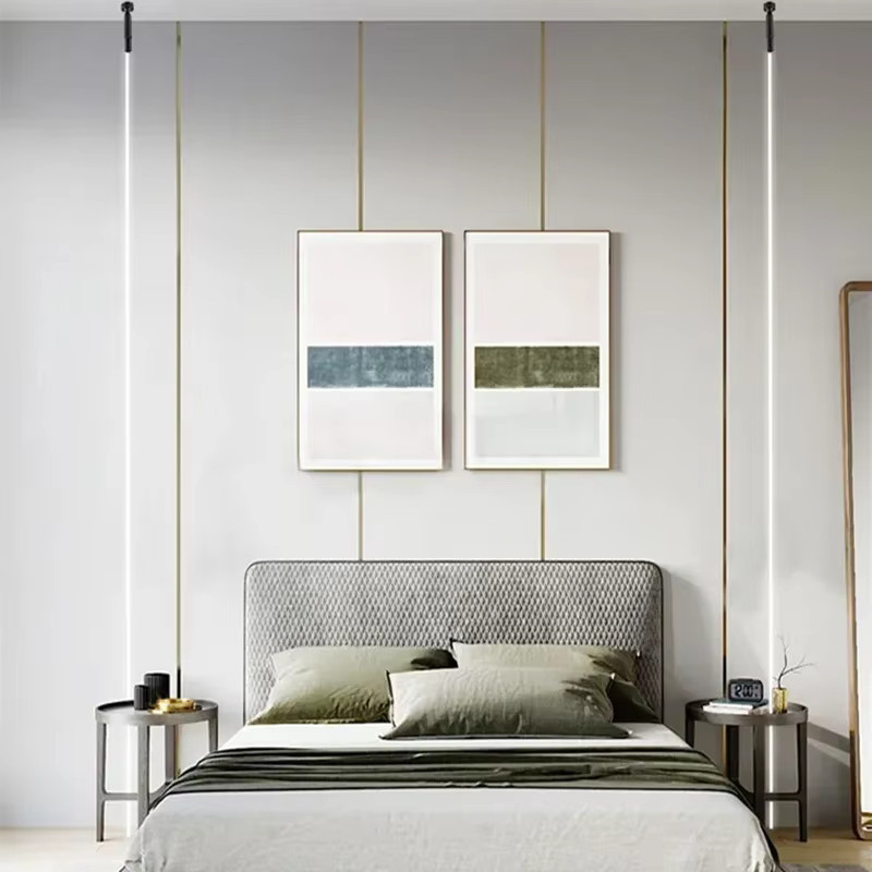 JIANKEXING LED Wandleuchte in Schwarz im minimalistischen Nordischen Design mit Up-Down-Lichteffekt aus Metall - Bild 2