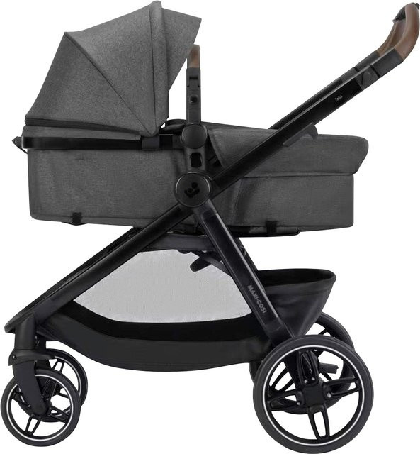 Maxi-Cosi Zelia S2 Trio-Set in Grau inklusive Babyschale Cabriofix und i-Size Zubehör - Bild 1