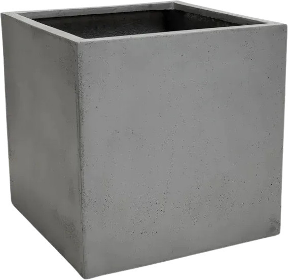 Pflanzkübel Aplanta Leyla in Grau im Beton-Design, B/T/H: 50 x 50 x 50 cm - Bild 1
