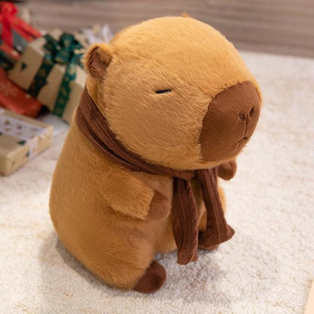 Kidsly Capybara Plüschtier, Tier-Babypuppe, Braun, 35cm - Bild 1
