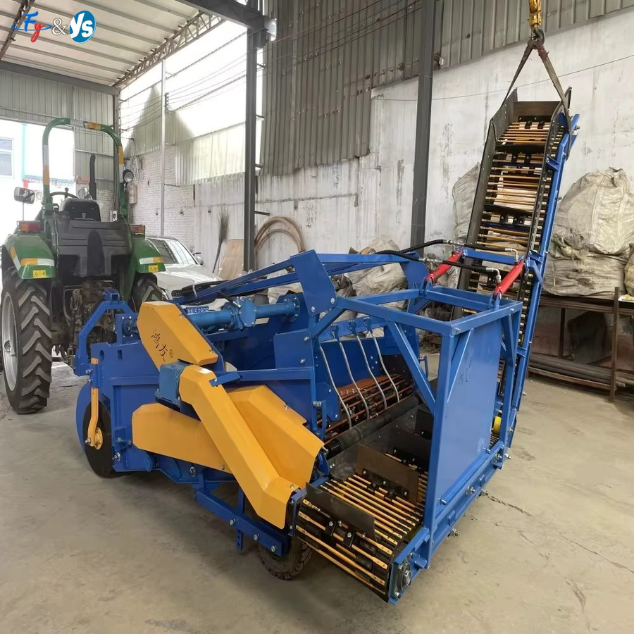 Vollautomatischer Mähdrescher für Kartoffeln, Süßkartoffeln, Zwiebeln und Karotten inklusive automatischer Lademaschine in Blau - Bild 5