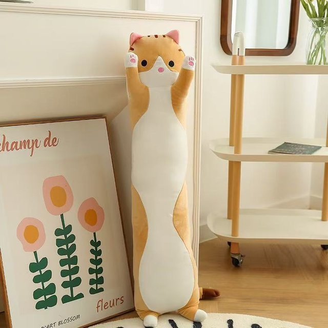 Yiran toy Lustiger langer Katzen Plüschtier, Bunt / Mehrfarbig - Bild 1