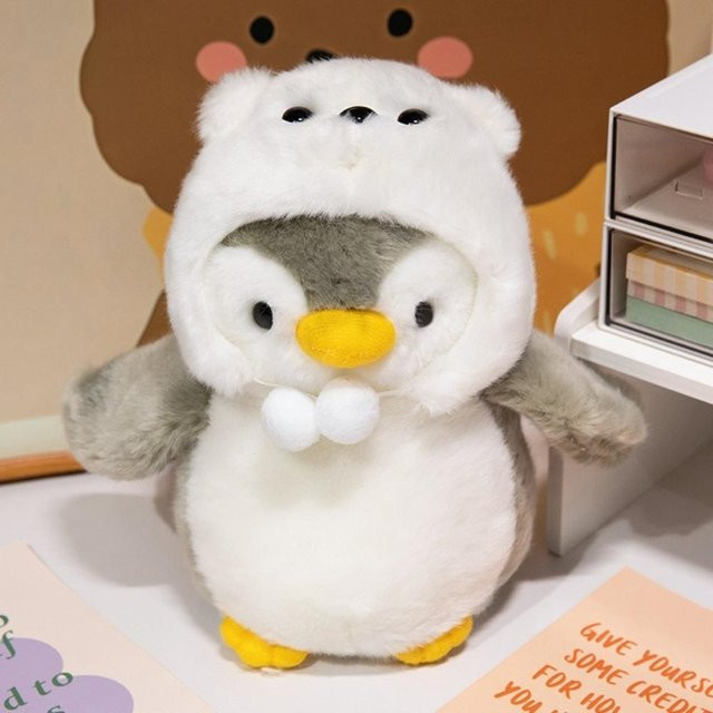 Fashnics Pinguin Plüschtier, grau, 25cm, ab 18 Jahren - Bild 1