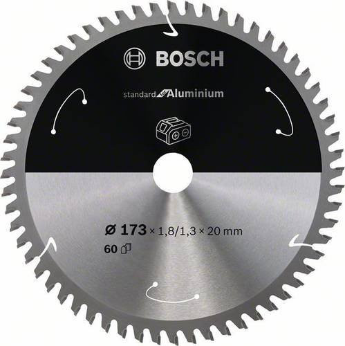 Bosch Kreissägeblatt Standard für Aluminium für Akkusägen, 60 Zähne, Durchmesser: 173 mm - Bild 1