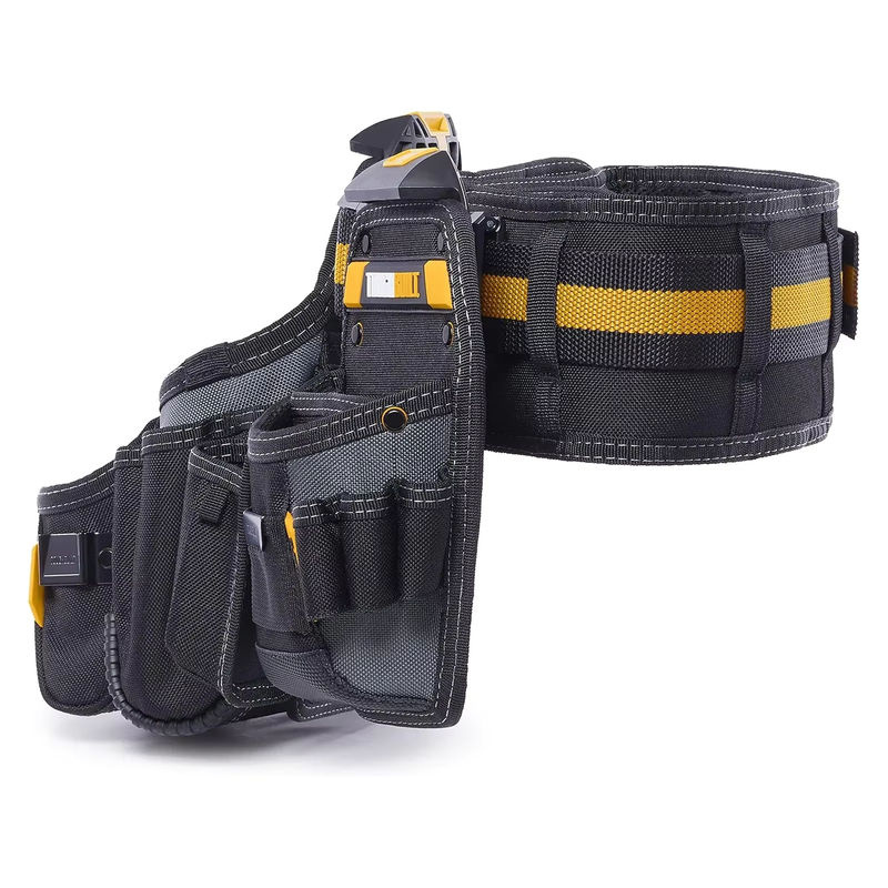 TOUGHBUILT TB-CT-111-CP 3-teiliges Werkzeuggürtel-Set für Heimwerker mit Gürteltasche und Elektrowerkzeug-Zubehör - Bild 5