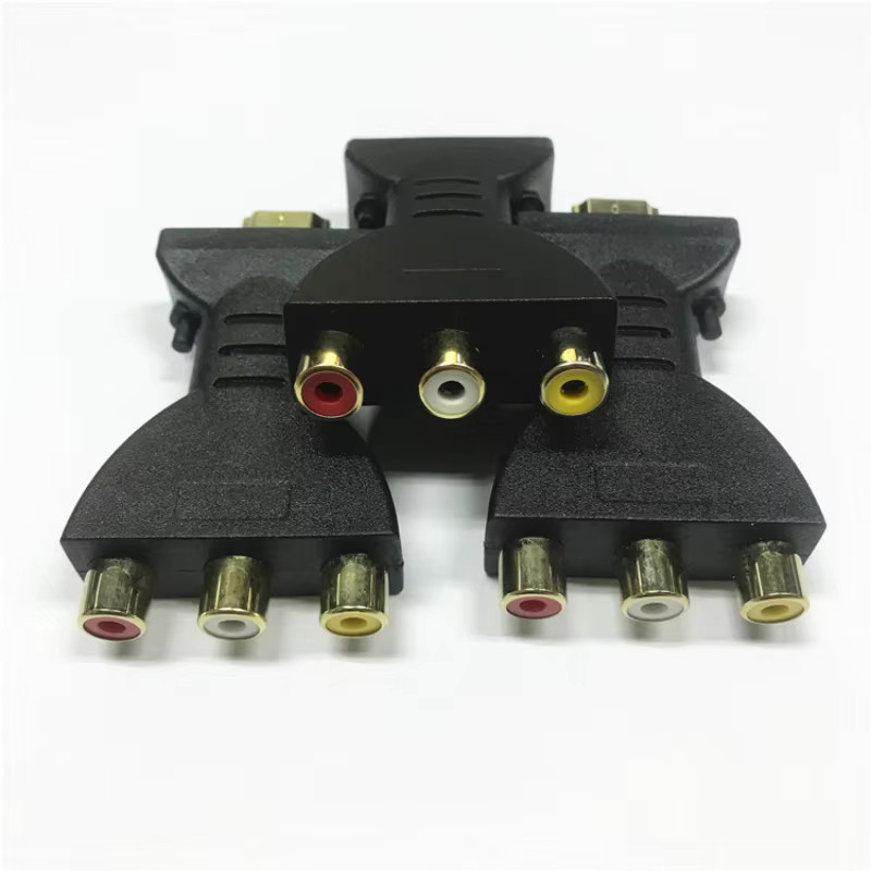 Ashiboogoole AV zu HDMI Konverter Adapter mit USB Kabel in Schwarz für HD TV Box 1080P RCA AV zu HDMI Audio Video Verbindung - Bild 2