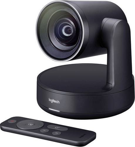 Logitech Rally 4K UHD PTZ Konferenzkamera mit USB-Anschluss in Schwarz und Grau - Bild 2