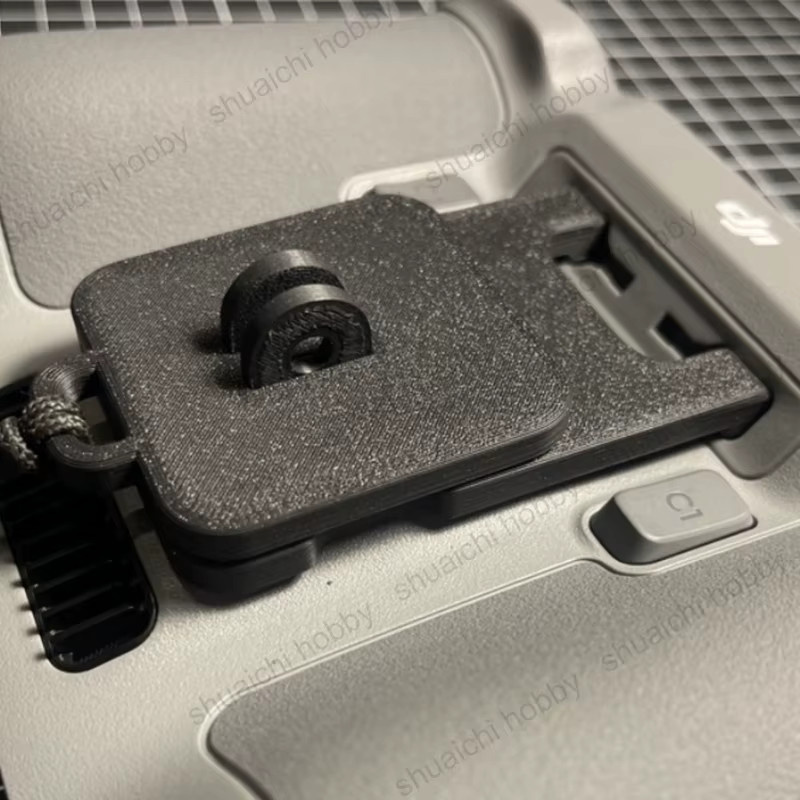 DJI RC 2 Fernbedienung Halterung Platte Schwarz 3D-gedruckter Adapter für DJI Mini 4 Pro, Air 3 Drohnen Zubehör - Bild 2