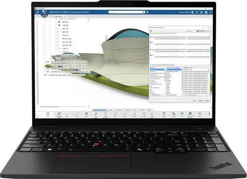 Lenovo ThinkPad P16s Gen 4 Notebook in Schwarz mit AMD Ryzen AI 9 HX PRO 370, 16 Zoll Display, 1000 GB Speicher und Windows 11 Pro - Bild 1