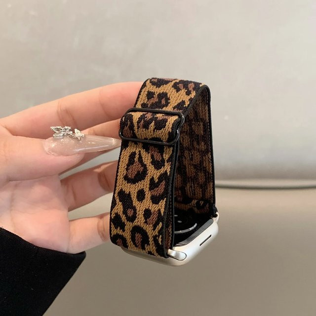 Uhrenarmband Nylon, Leopardenmuster, Unisex - Bild 1