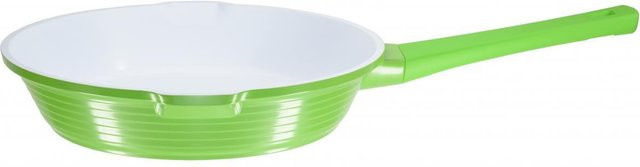 CASA ROYALE Pfanne Elverum aus Keramik und Aluminium in Grün mit Durchmesser: 24 cm - Bild 1