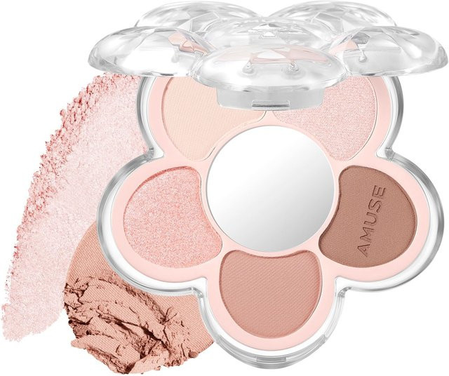 AMUSE Flora Lidschattenpalette 03 Bare Beige, Puder, Unisex - Bild 1