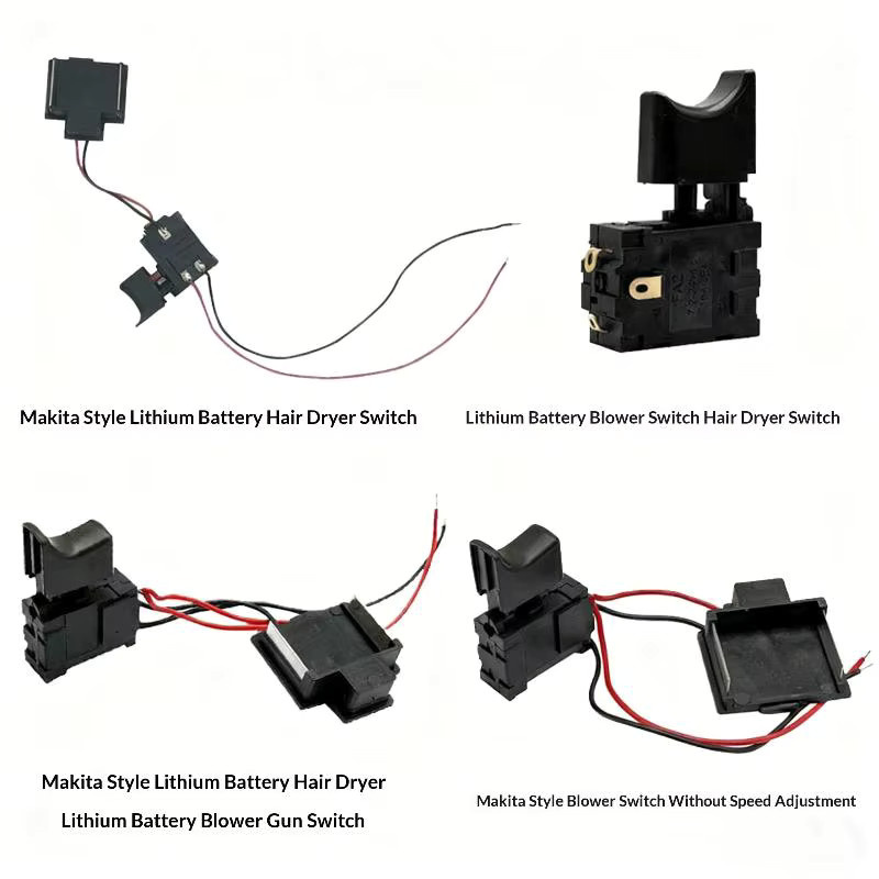 Lithium-Batterie Bohrer Geschwindigkeit Control Trigger Schalter für DC 21-25V in Schwarz - Bild 6