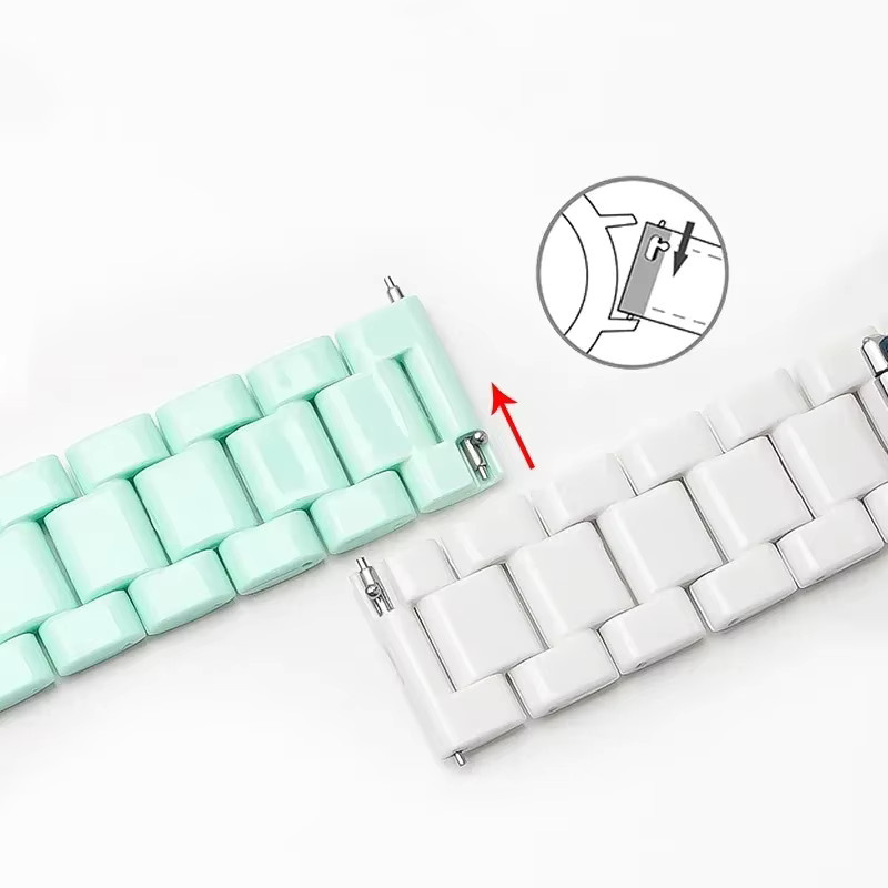 Uhrenarmband Kunststoff, bunt, 20 mm 22 mm, Unisex, Schnellverschluss - Bild 1