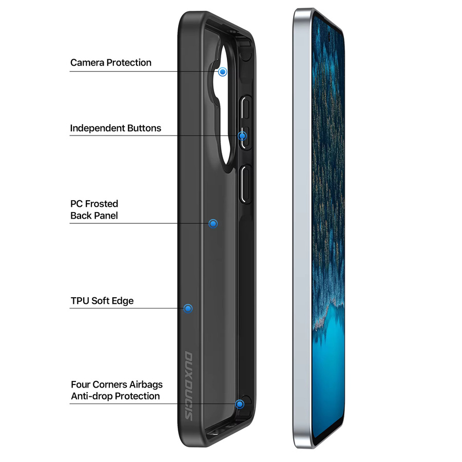 DUX DUCIS Sturzsichere Handyhülle mit Matt-Finish für Samsung Galaxy A27 5G A36 5G A37 5G A56 5G A57 5G in Mehrfarbig - Bild 2