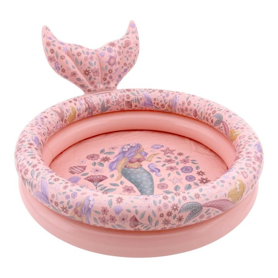 Little Dutch Planschbecken Dreamy Mermaid Pink, Durchmesser: 80 cm - Bild 1