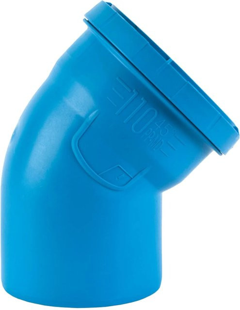 Marley Bogen dBlue 15° DN 90 in Blau - Bild 1