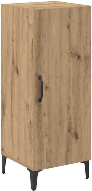 vidaXL Sideboard Artisan-Eiche in Braun, Modernes Design aus Holzwerkstoff, B/T/H: 34,5 x 34,5 x 90 cm - Bild 1