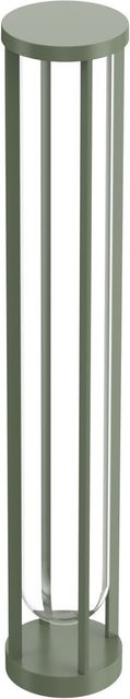 Flos In Vitro Bollard Pollerleuchte aus Aluminium und Glas in Grün mit dimmbarer LED - Bild 1