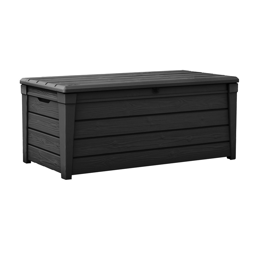 Keter Gartenbox Brightwood aus Kunststoff in Anthrazit mit 454 Litern Fassungsvermögen - Bild 2