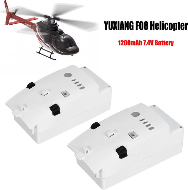 YXZNRC RC Hubschrauber Ersatzteil, Batterie, Weiß - Bild 1
