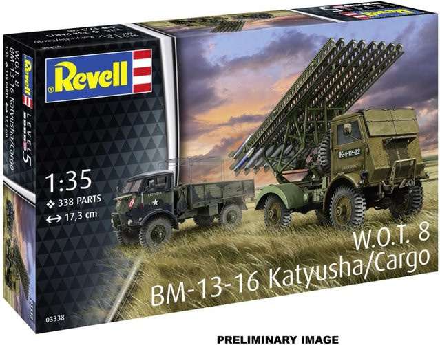 Revell W.O.T. 8 BM-13-16 Katyusha/Cargo, Modellset, 1:35 - Bild 4