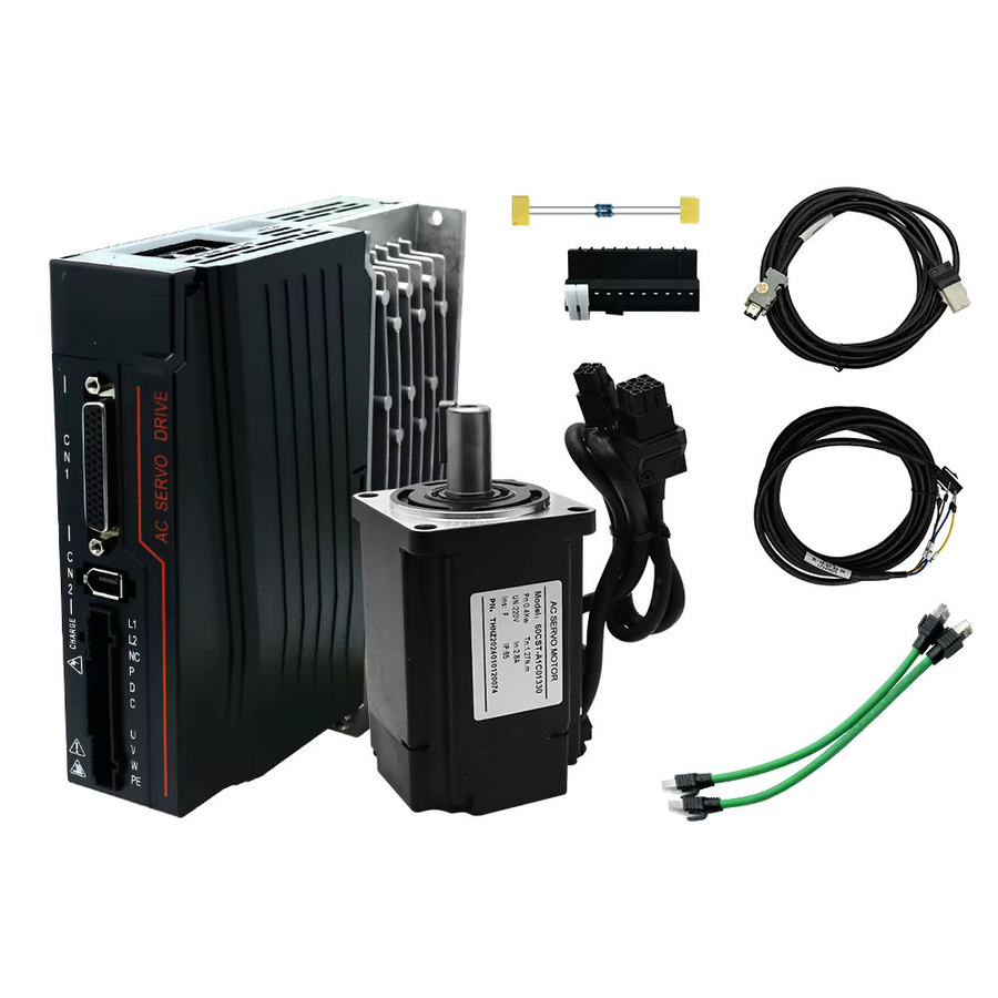 HLTNC Servomotor-Kit Hochgeschwindigkeits-Servomotor 400W 750W 3000RPM Schwarz mit RS485 Modbus und 0-10V Analogsteuerung - Bild 6