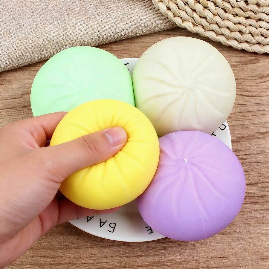 hairun Dumpling-Squishies, Stressbälle, Fidget-Sensorikspielzeug, multicolour, 6-teiliges Set - Bild 3