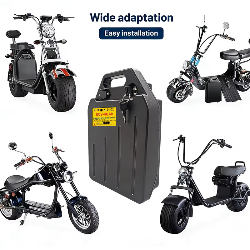 SUYIJIA Lithium-Batterie für Harley Citycoco 60V 30Ah-50Ah in Schwarz inklusive 67,2V-Ladegerät - Bild 3