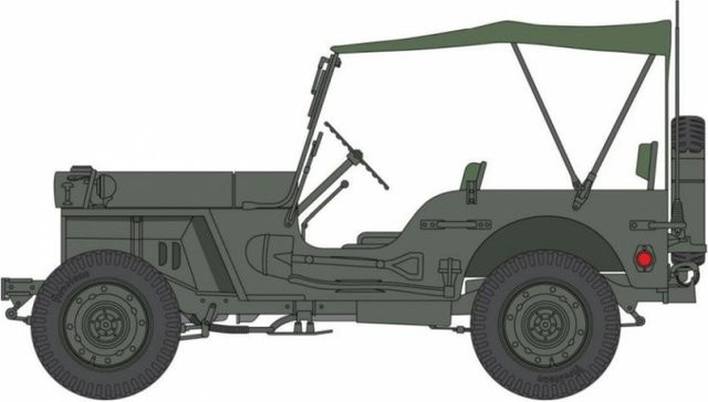 Italeri Willys Jeep MB 80th Anniversary, Fahrzeug, 1:24, Grün - Bild 1