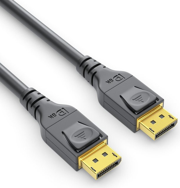 Purelink DisplayPort-Kabel DisplayPort auf DisplayPort, DisplayPort 1.4 mit 8K Unterstützung, Schwarz, Länge: 3,0 m - Bild 1
