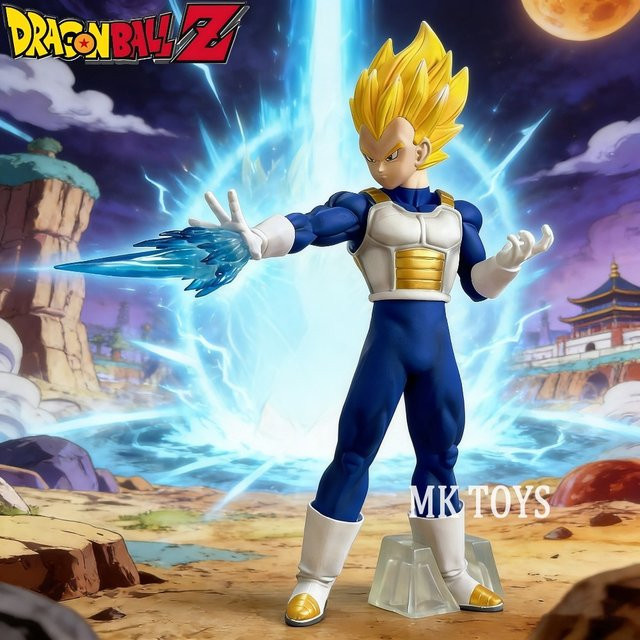 Bandai Dragon Ball Z Vegeta Actionfigur, PVC, 26cm - Bild 1
