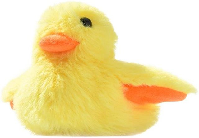 Var Vogue Watschelnde Ente, interaktives Katzenspielzeug, elektrisches Vogelspielzeug, beige - Bild 1